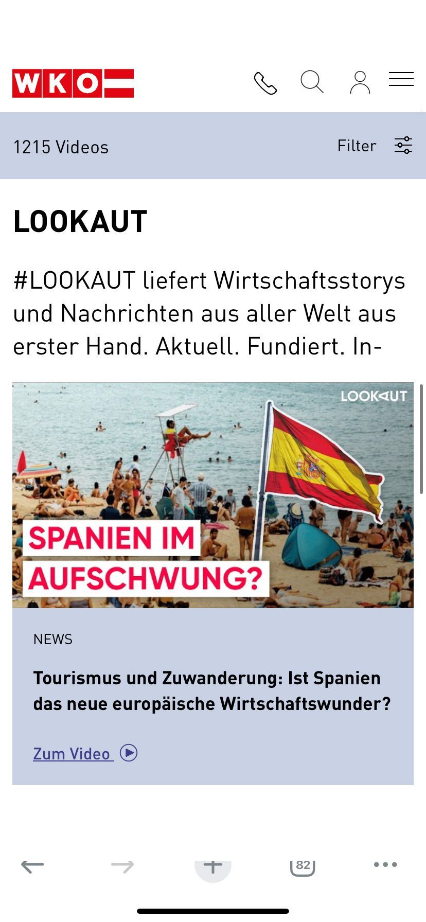 Bild: Lookout Screenhot App